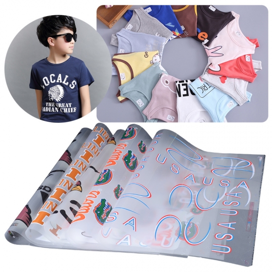 Screen Printing Iron-on Transfer Stickers For Children's Wear
